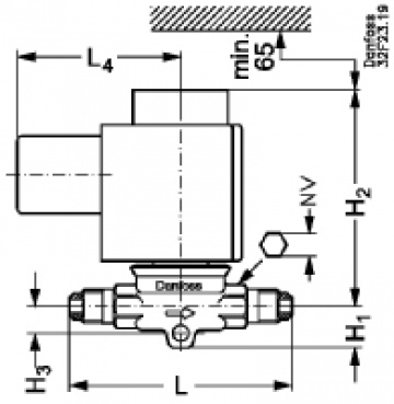 Corp electroventil Danfoss, EVR